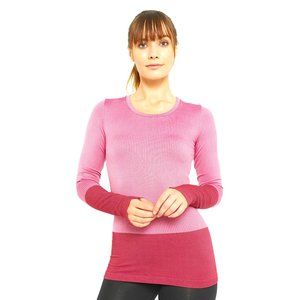 Three Sixty Six long sleeve compression thermal work out top, women's size L.